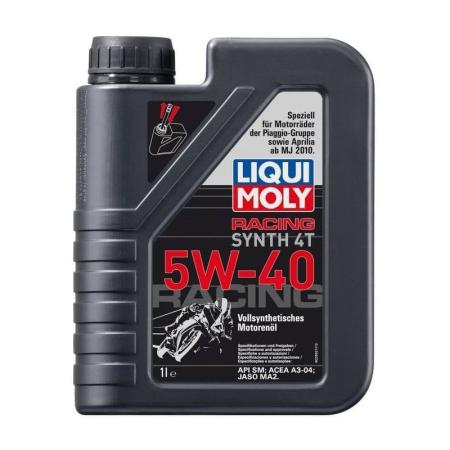 Масло моторное синтетическое для мотоциклов 5W40 LIQUI MOLY 1л Racing Synth 4T артикул 2592