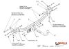 Фаркоп Imiola для Hyundai i30 хэтчбек (2006-2012) № K.021