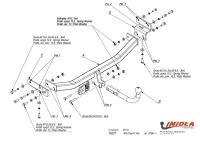 Фаркоп Imiola для Hyundai i30 хэтчбек (2006-2012) № K.021