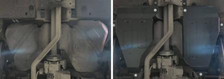 Защита топливного бака для Volkswagen Tiguan 4WD (2011-2016) № 111.5846.1