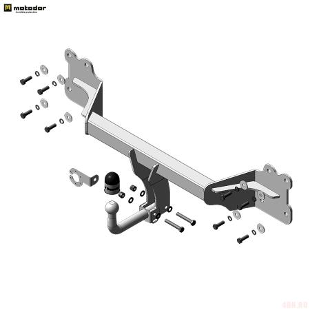 Фаркоп для Audi Q7 (2015-2024) № 90103-A