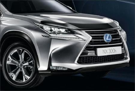 Дефлектор капота оригинальный для Lexus NX (2014-2021) № PU500-7815E