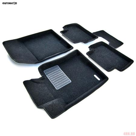 Коврики салона Euromat3D 3D Business текстильные (Euro-standart) для Honda Accord (2008-2012) № EMC3D-002601