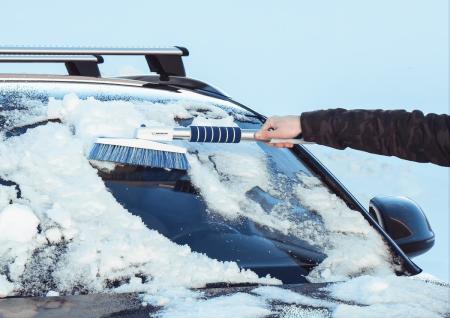 щетка для снега телескопическая michelin со скребком № 6866mch