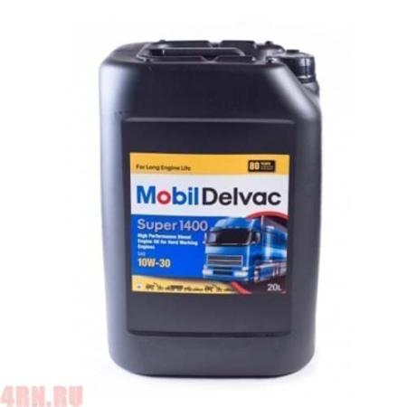 Масло MOBIL Delvac Super 1400 10W30 моторное минеральное 20л артикул 152715