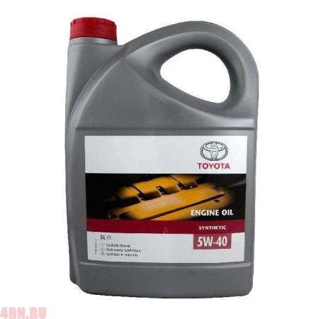 Масло TOYOTA Engine Oil 5W40 моторное 5л 5W40 син.5L артикул 08880-80835