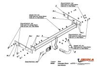 Фаркоп Imiola для Volkswagen Sharan (2010-2024) № W.038