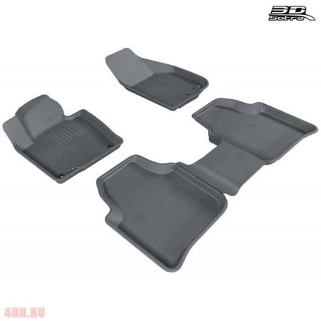 Коврики салона Sotra Liner 3D Lux серые для Skoda Superb (2009-2015) № ST 74-00379