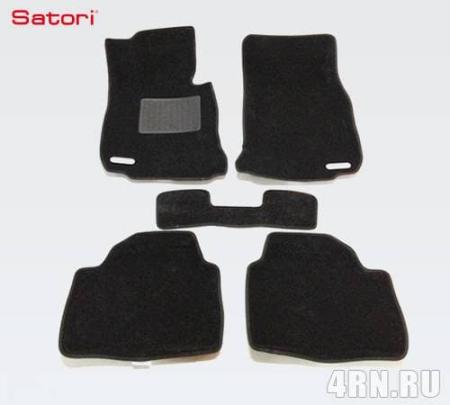 Коврики салона Satori Liner 3D Basic текстильные для BMW 1-Серия (F20) хэтчбек 5дв. (2012-2019) № SI 02-00249