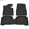 Коврики салона Rezkon резиновые для Hyundai Santa Fe (2013-2018) № 1020045400