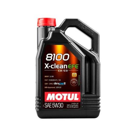 Масло моторное Motul 8100 X-clean EFE 5W30 синтетическое 5л 109471