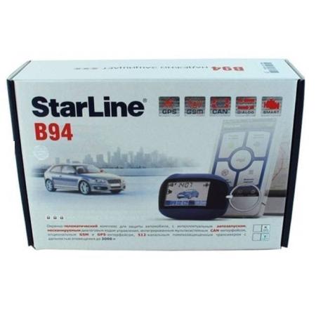 Автосигнализация StarLine с автозапуском № B94 2 CAN GSM/GPS