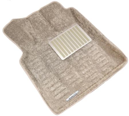 Коврики салона Pradar 3D текстильные бежевые для Audi Q5 (2010-2016) № SI 09-00191