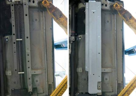 Защита топливных трубок для Mitsubishi Outlander 4WD (2012-2022) № 333.4039.1