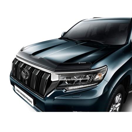 Дефлектор капота оригинальный для Toyota Land Cruiser Prado 150 (2017-2024) № 39411