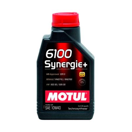 Масло моторное Motul 6100 Synergie+ A3/B4 10W40 полусинтетическое 1л 108646