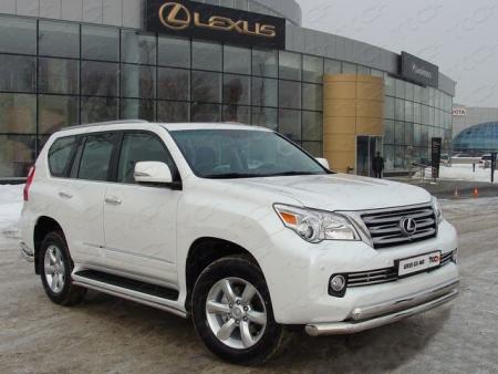 Защита передняя нижняя 76,1/75 мм LEXUS GX 460 2009-2013 арт. LEXGX460-01