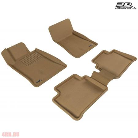 Коврики салона Sotra Liner 3D Lux бежевые для Mercedes E-Class (W211) (2002-2008) № STR74-00098