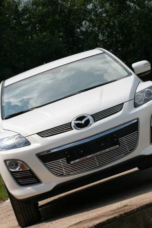 Декоративные элементы противотуманных фар d10  для Mazda CX-7 (2010-2013) № MACX.93.2060