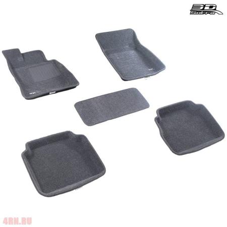 Коврики салона Sotra Liner 3D Lux серые для Mercedes S-Class (W220L) (1998-2005) № STR74-00014