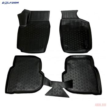 Коврики 3D салона для Volkswagen Polo седан, хэтчбек (2010-2020) № S1501