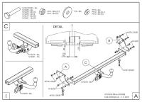 Фаркоп Galia для Hyundai i30 универсал (2008-2012) № H076A