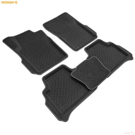 Коврики салона 3D Evaplast текстильные для Toyota Land Cruiser 200 (2007-2015) № 4534025100