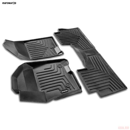 Коврики салона 3D Liner (Euro-standart) для Cadillac Escalade (2021-2024) № EM3DLI-001308