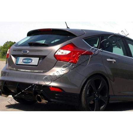 Накладки Omsa Line на нижнюю кромку крышки багажника для Ford Focus 3 хэтчбек 5 дв. (2011-2014) № 2608055