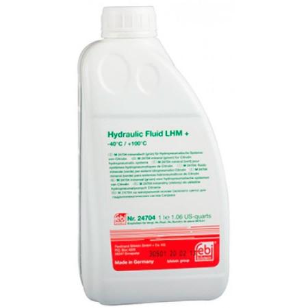 Жидкость гидроусилителя FEBI Hydraulic fluid LHM plus -40 +100 зеленый 1л 24704