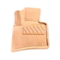 Изображение коврики салона 3d текстильные для volkswagen touareg (2010-2018) бежевые № 84776