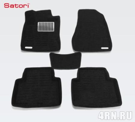 Коврики салона Satori Liner 3D Basic текстильные для Nissan X-Trail (2008-2014) № SI 05-00082