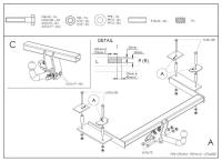 Фаркоп Galia для Fiat Croma (2005-2008) № F094A