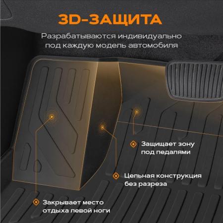 Коврики салона Rezkon для Ravon R4 (2016-2020) № 0543010100