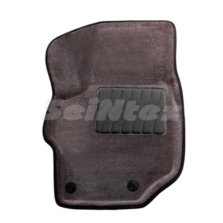 Коврики салона 3D текстильные для Peugeot 301 (2013-2016) серые № 85797