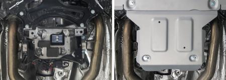 Защита раздаточной коробки для Audi A7 (2018-2025) № 333.0344.1