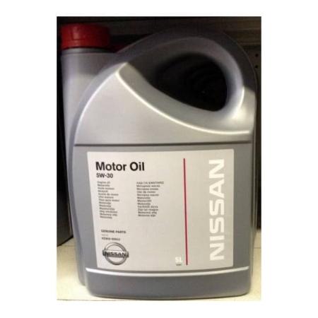 Масло моторное "Motor Oil 5W-30", NISSAN 5л синтетика артикул KE900-99943