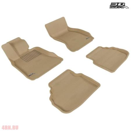 Коврики салона Sotra Liner 3D Lux бежевые для BMW 7-Серия F01 седан SWB (2013-2015) № ST 74-00512