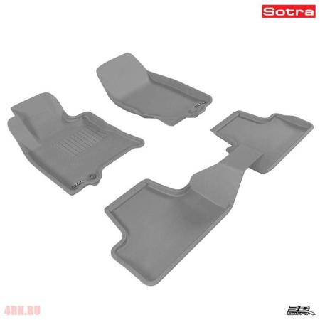 Коврики салона Sotra Liner 3D VIP серые для Infiniti QX50 (2014-2017) № ST 73-00029