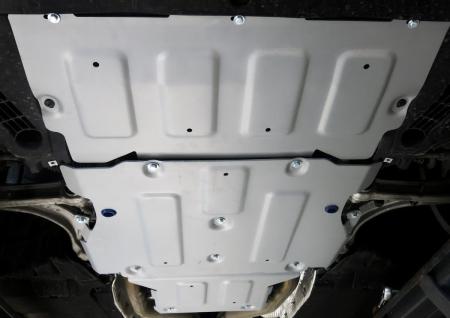 Защита двигателя, КПП и раздаточной коробки для Audi A6 (2018-2025) 3 части № K333.0343.1