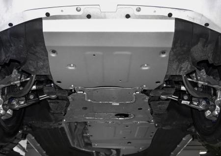 Защита радиатора, двигателя, КПП и раздаточной коробки для BMW X7 (2018-2025) 3 части № K333.0533.1