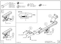 Фаркоп Galia для Hyundai i30 универсал (2012-2016) № H088A