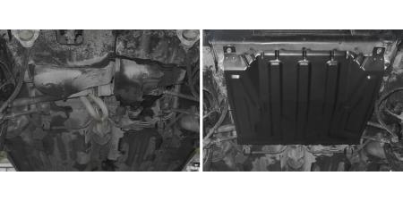 Защита картера и КПП для Lada (ВАЗ) 2113 (2004-2013)/Lada (ВАЗ) 2114 (2001-2013) без крепежа № AM.6015.1