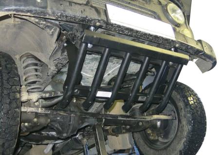 Защита рулевых тяг из трубы для УАЗ Hunter (2009-2025) № 222.6314.1