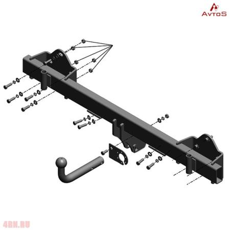 Фаркоп AvtoS для BMW X5 (E53) (2000-2007) № BM 01