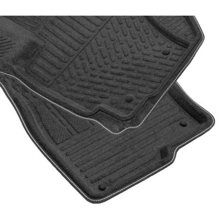 Коврики салона Rezkon 3D Evaplast текстильные для Ford Focus 2 (2005-2011) № 4516010100