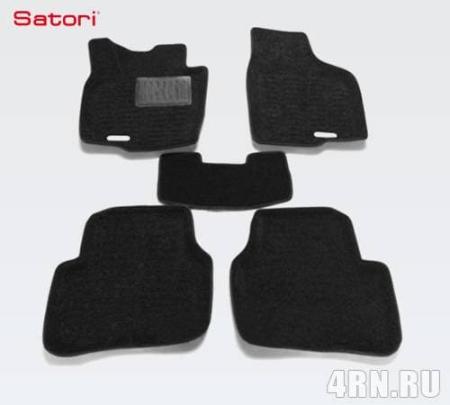 Коврики салона Satori Liner 3D Basic текстильные для Volkswagen Tiguan (2009-2011) № SI 02-00171