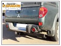 Фаркоп Aragon для Mitsubishi L200 (с пластиковым бампером) (2006-2010) № E4201BA