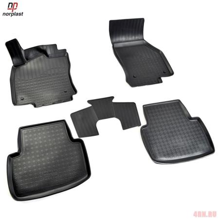 Коврики салона Norplast 3D для Volkswagen Passat B8 (2015-2023) № NPA11-C95-370