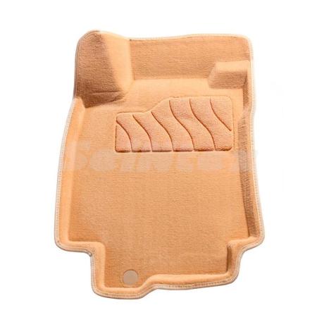 Коврики салона 3D текстильные для Nissan Tiida (2007-2015) серые № 71732